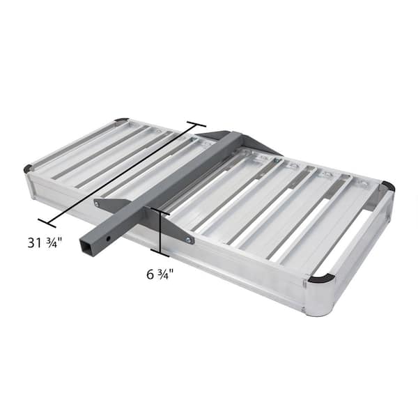 49 in. x 23 in. 550 lbs. Capacity Aluminum Tray Cargo Carrier