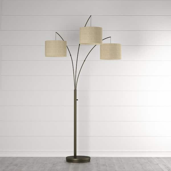 Trinity 82 in. Antique Bronze Arc Lamp