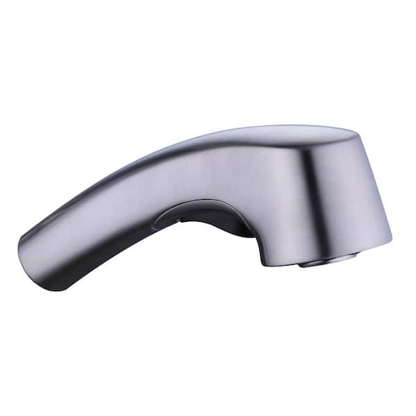 McKenna Single-Handle Pull-Out Sprayer Kitchen Faucet in Stainless Steel with TurboSpray and Fastmount