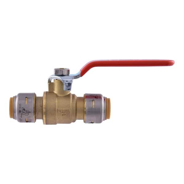 Max 1/2 in. Brass Push-to-Connect Ball Valve Pro Pack (3-Pack)