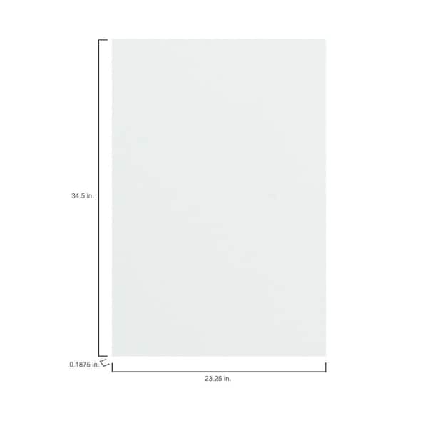 23.25 in. W x 34.5 in. H Matching Base Cabinet End Panel in Satin White (2-Pack)