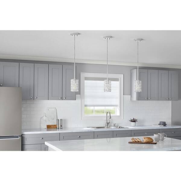 2-1/4 in. Fitter Small Crystal Cylinder Pendant Lamp Shade