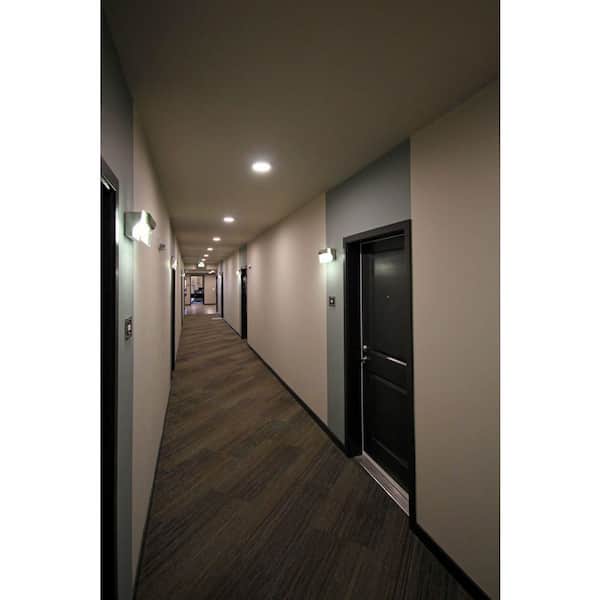 5 in. 10.5-Watt White Integrated LED Flush Mount