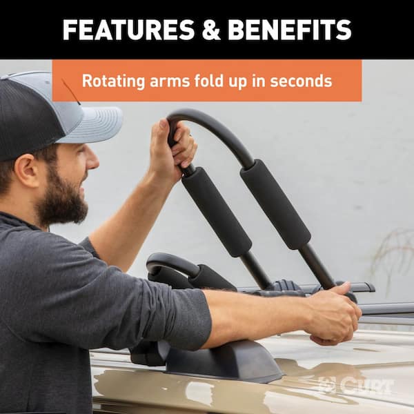 75 lbs. Aluminum Kayak Roof Rack Holders