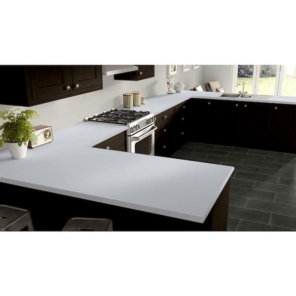 4 ft. x 10 ft. Laminate Sheet in RE-COVER White with Matte Finish