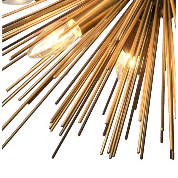 12-Light Gold Chandelier