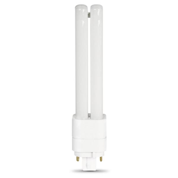 26-Watt Equivalent PL Quad Tube CFLNI 4-Pin Plugin G24Q-3 Base CFL Replacement LED Light Bulb Cool White 4100K (24-Pack)