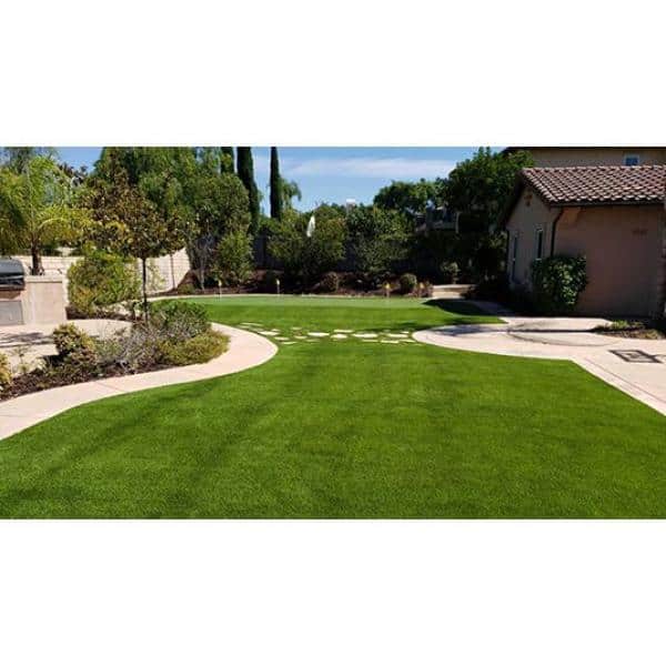 Eco 82 Lime Green 15 ft. Wide x Cut to Length Artificial Grass Carpet