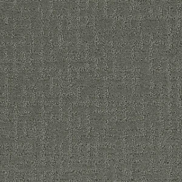 West Springs  - Willow - Gray 28 oz. SD Polyester Pattern Installed Carpet