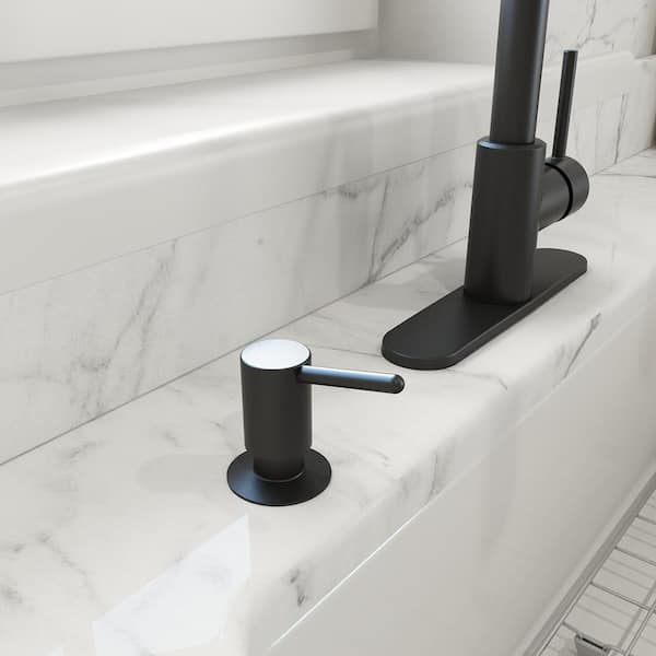 Tronto 2.0 Kitchen Soap Dispenser in Matte Black