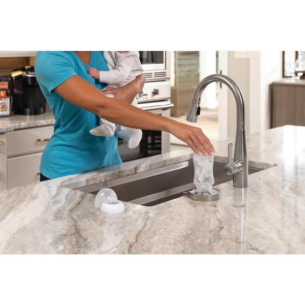 4 in. Glass Rinser in SpotShield Stainless