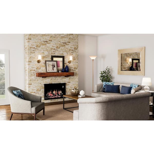 Driscoll 1-Light Modern Satin Brass Wall/Bath Sconce with Inside White Painted Etched Glass