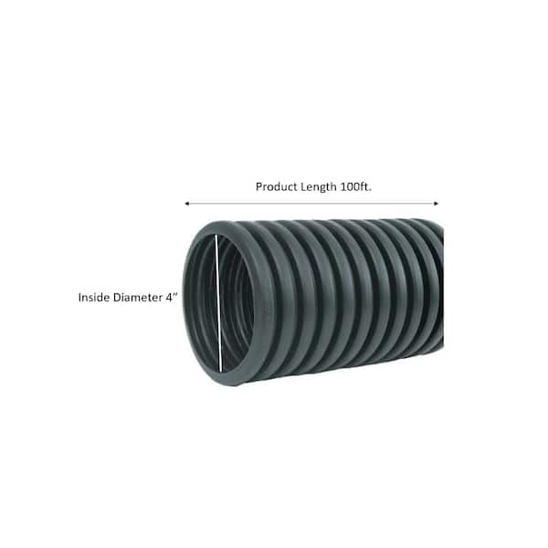 4 in. x 100 ft. Singlewall Solid Drain Pipe