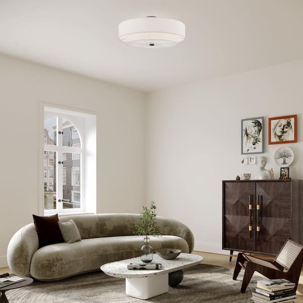 Somerhill 5 Light English Bronze Semi Flush Mount