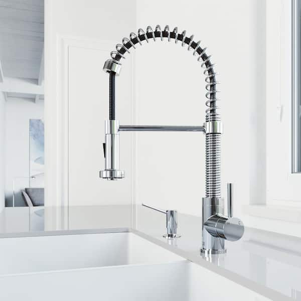 Braddock Kitchen Soap Dispenser in Chrome