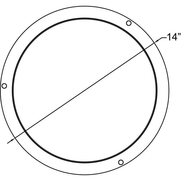 Solero 20-Watt Bronze Integrated LED Flushmount
