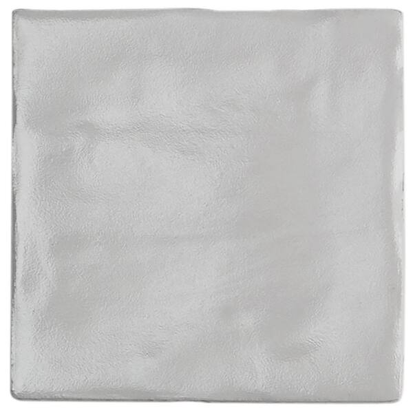 Amagansett Fog Gray 4 in. x 4 in. Mixed Finish Ceramic Wall Tile (5.38 sq. ft. / case)