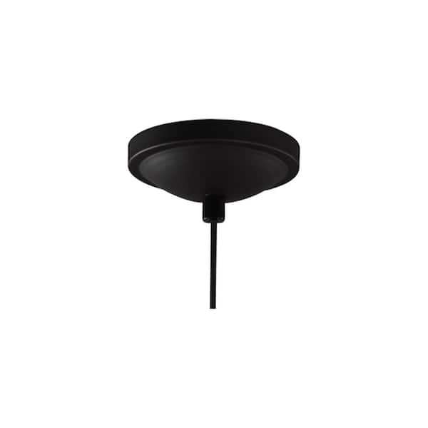 Brynne 14-Watt Matte Black Integrated LED Hanging Pendant