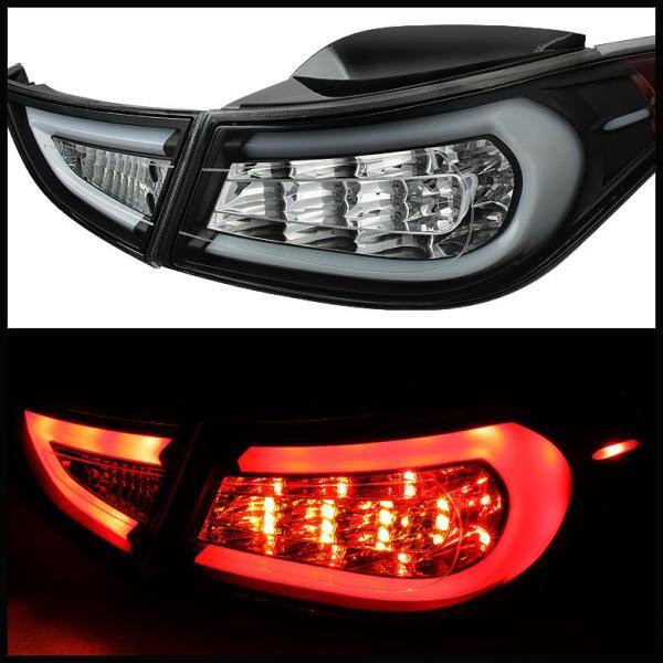 Hyundai Elantra 11-13 Light Bar LED Tail Lights - Black