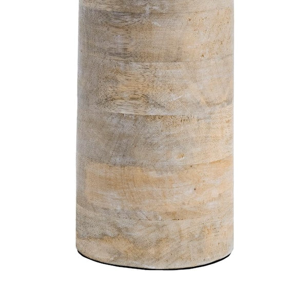 Berry 21 in. Natural Traditional Table Lamp with Shade