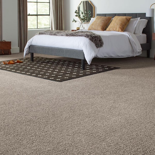 Collinger II - Cloudswept - Gray 53 oz. Triexta Texture Installed Carpet