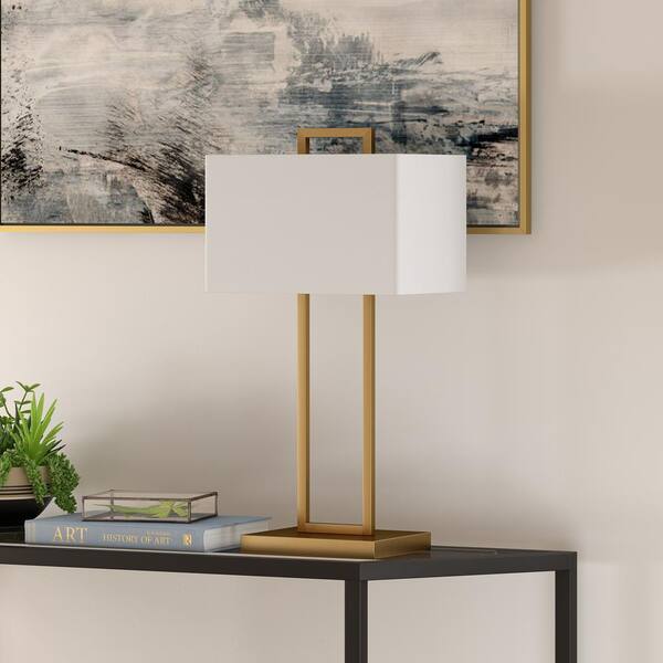 Adair 28 in. Brass Table Lamp