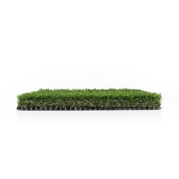 15 ft. W x Cut to Length Green and Tan Nylon Artificial Grass Turf
