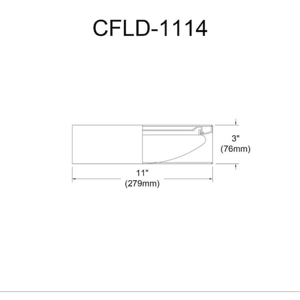 11 in. 14-Watt White LED Flush Mount