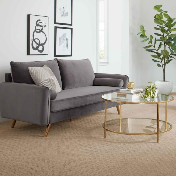 Pure  - Butternut - Beige 38 oz. Triexta Pattern Installed Carpet