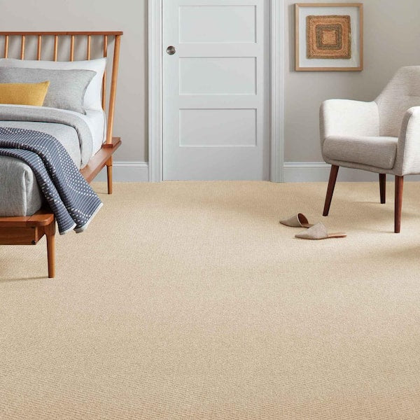 Katama II  - Fresh Linen - Beige 30.7 oz. Triexta Pattern Installed Carpet