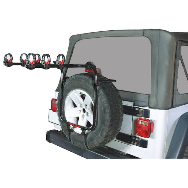 Runway Spare T3 Spare Tire Mount 3-Bike Carrier Rack 33 lbs. per Bike