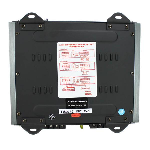 1000-Watt 2 Channel Car Audio Amplifier Power Amp MOSFET 2 Ohm