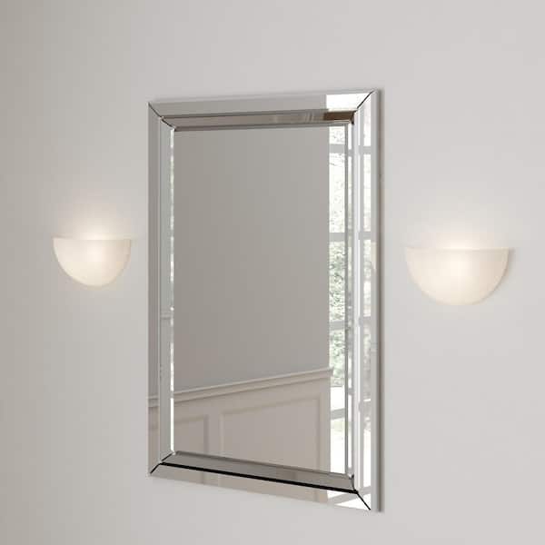 White Alabaster Sleek and Unique Wall Sconce