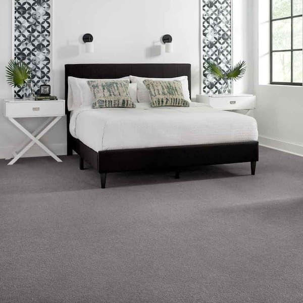 Gazelle II - Shale - Beige 55 oz. Triexta Texture Installed Carpet