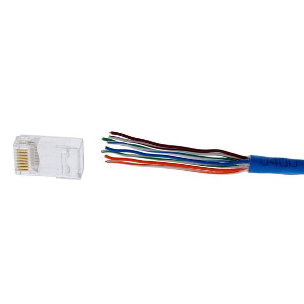CAT 6 Single Piece Modular Plug (25-Pack)