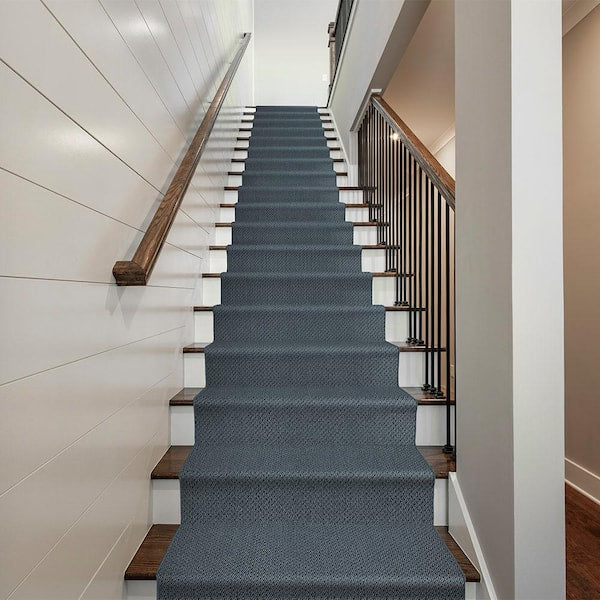 Lightbourne - Blue Sky - 39.3 oz. Nylon Loop Installed Carpet