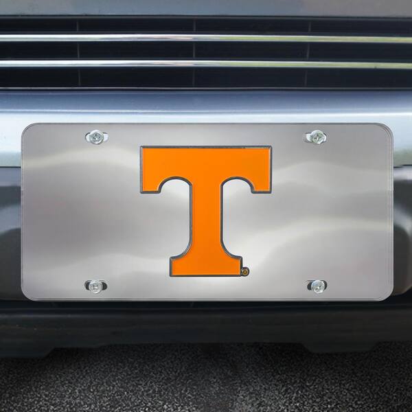 6 in. x 12 in. NCAA University of Tennessee Stainless Steel Die Cast License Plate