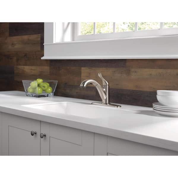 Grant Single-Handle Pull-Out Sprayer Kitchen Faucet In Stainless