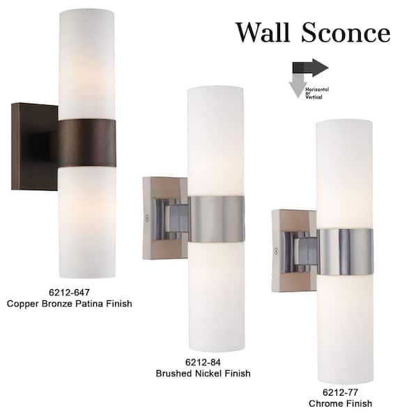 4.5 in. Brushed Nickel Wall Sconce