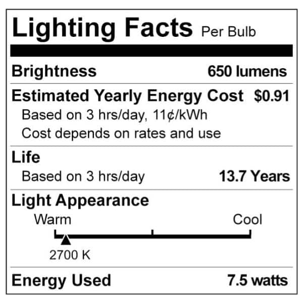 65-Watt Equivalent BR30 Ultra Definition Dimmable E26 LED Light Bulb Soft White with Warm Glow 2700K (3-Pack)