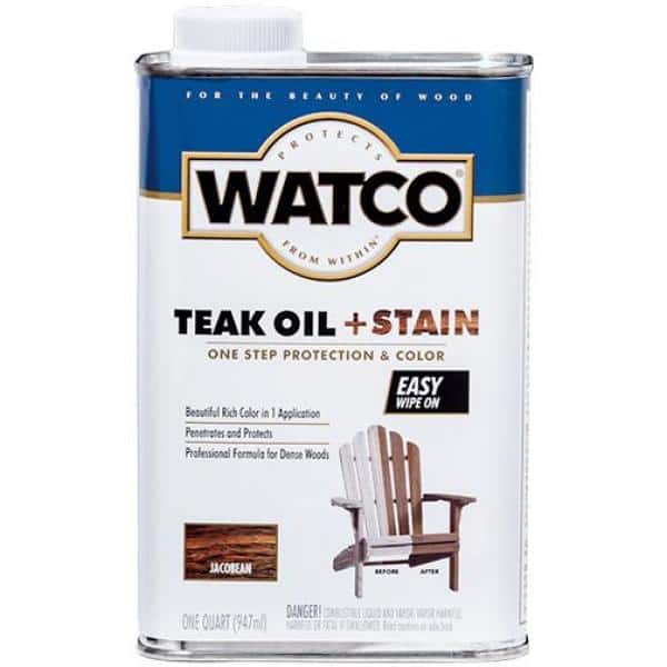 1 Quart Teak Oil in Jacobean (4 Pack)