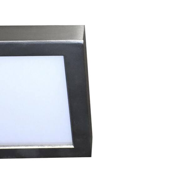 7 in. 1-Light Brushed Nickel LED Flush Mount