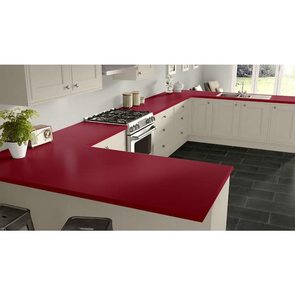 4 ft. x 10 ft. Laminate Sheet in Hollyberry with Matte Finish