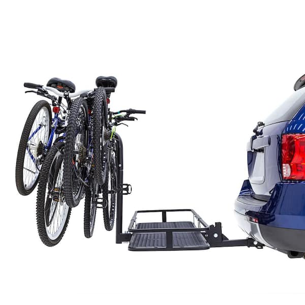 4-Bike Steel Basket Cargo Carrier with Rack