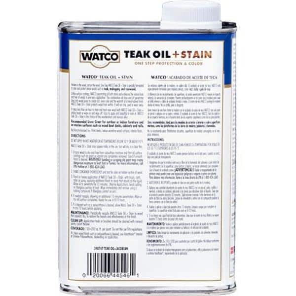 1 Quart Teak Oil in Jacobean (4 Pack)