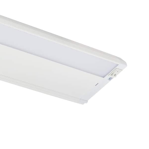 4U Series 22 in. 3000K LED Textured White Under Cabinet Light with Frosted Diffuser