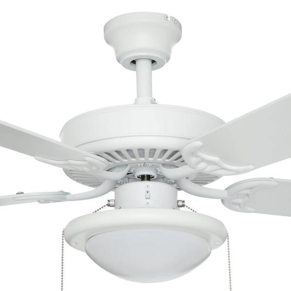 Trice 44 in. LED Matte White Ceiling Fan