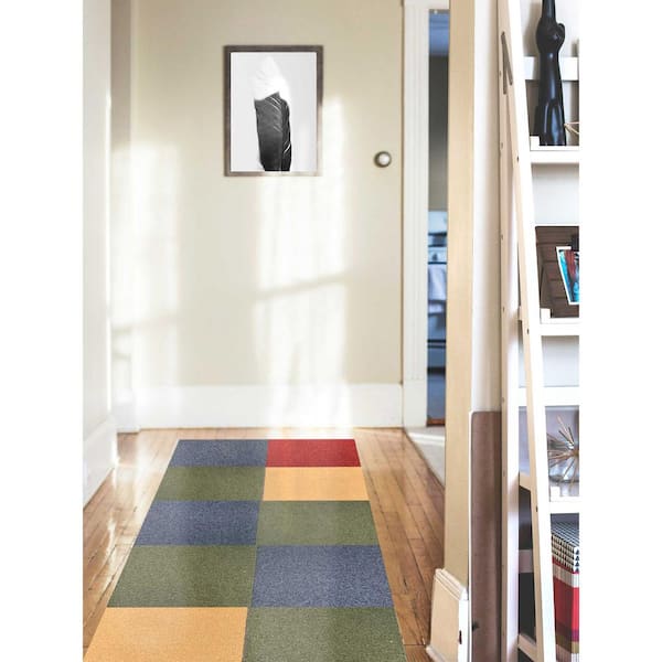 DIP Gold Residential/Commercial 19.7 in. x 19.7 Loose Lay Carpet Tile 4 (Tiles/Case) 10.7 sq. ft.