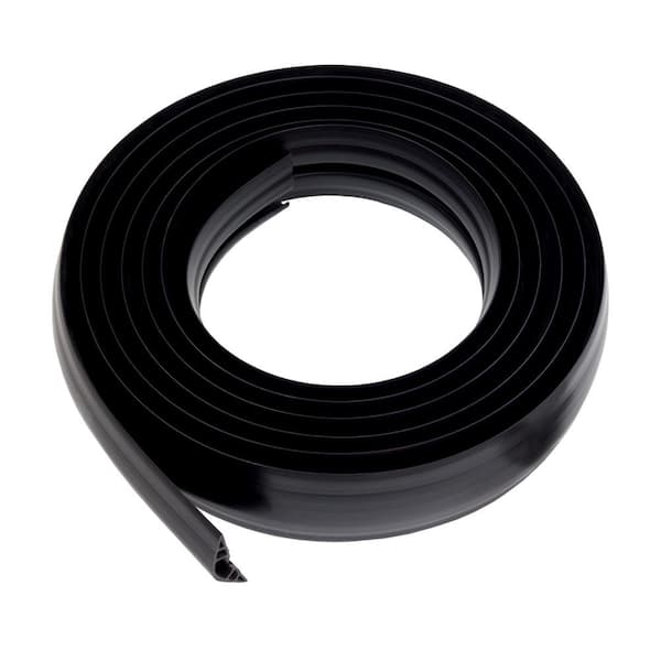 15 ft. PVC Floor Cord Protector in Black