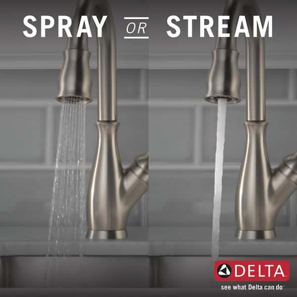 Leland Single-Handle Bar Faucet with MagnaTite Docking in SpotShield Stainless